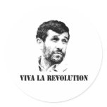 Ahmadinejad - Viva la revolution Sticker