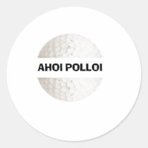 Ahoi Polloi - golf Stickers