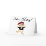 Ahoy Matey Baby Pirate Card