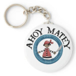 Ahoy Matey Patcheye Pirate Keychain