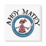 Ahoy Matey Patcheye Pirate Magnet