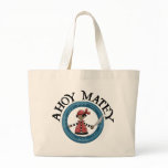 Ahoy Matey Patcheye Pirate Totebags