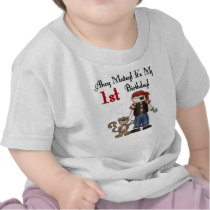 Ahoy Matey Pirate 1st Birthday T-shirt