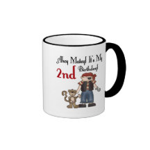Ahoy Matey Pirate 2nd Birthday tshirts and Gifts Coffee Mugs