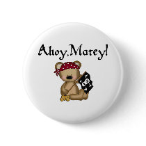 Ahoy Matey Teddy Bear Pirate Pin