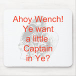 Ahoy wench mouse pad