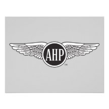 AHP Wings - B&W Personalized Invite