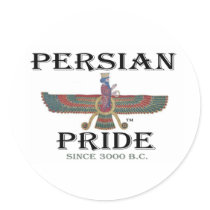 Ahura Mazda - Persian Pride Round Sticker