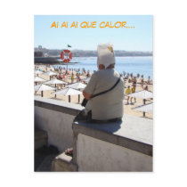 Ai ai ai Que Calor  (spanish, espanol) funny Post Card