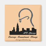 AID Chicago Refrigerator Magnet