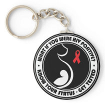 AIDS Awareness Keychain