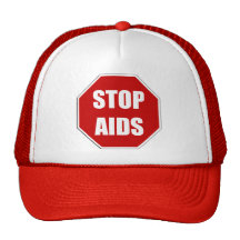 AIDS Awareness Stop Sign Hat