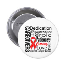 AIDS Caregivers Collage Pinback Button