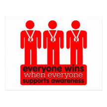 AIDS Everyone Wins With Awareness Postcards