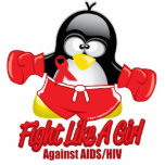 AIDS Fighting Penguin photo sculptures