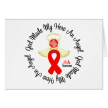 AIDS God Made My Hero An Angel Cards