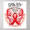 AIDS/HIV Butterfly 3 posters