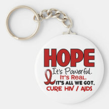 AIDS HIV HOPE 1 KEYCHAIN