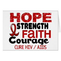AIDS HIV HOPE 3 CARD