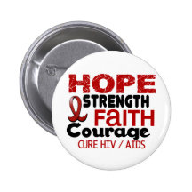 AIDS HIV HOPE 3 PINS