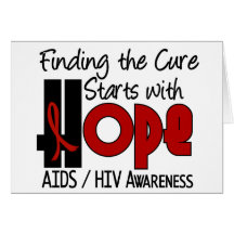 AIDS HIV HOPE 4 CARD