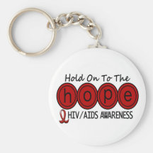 AIDS HIV HOPE 6 KEY CHAIN