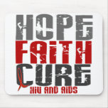AIDS / HIV HOPE FAITH CURE MOUSEPAD