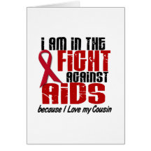 AIDS HIV In The Fight 1 Cousin Cards