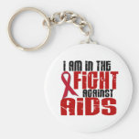 AIDS HIV In The Fight 1 Keychain