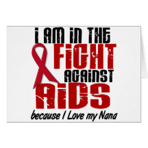 AIDS HIV In The Fight 1 Nana Card