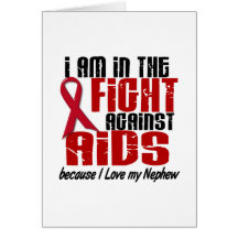 AIDS HIV In The Fight 1 Nephew Greeting Card