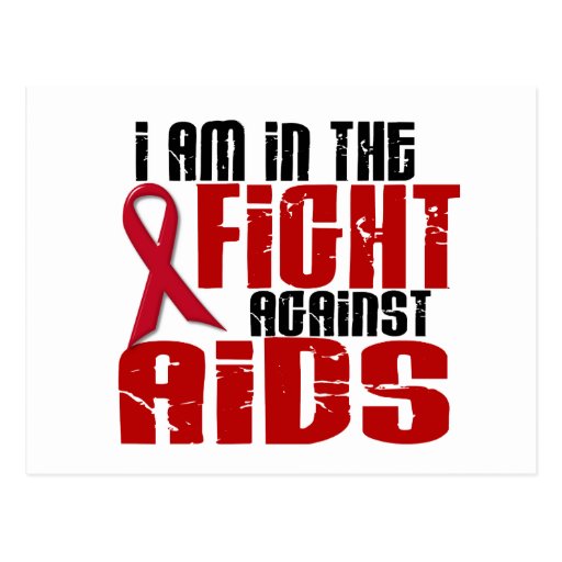 AIDS HIV In The Fight 1 Post Card