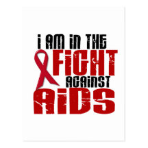 AIDS HIV In The Fight 1 Postcard