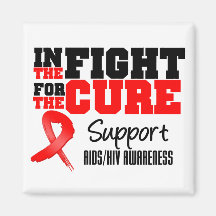 AIDS HIV In The Fight For The Cure Magnets