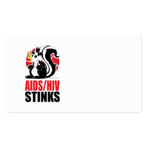 AIDS/HIV Stinks Business Cards