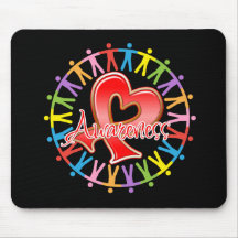 AIDS HIV Unite in Awareness Mouse Pads