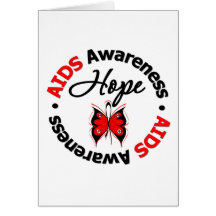 AIDS Hope Scripted Butterfly Cards