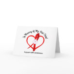 AIDS In Memory of My Best Friend Cards