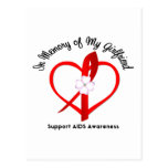 AIDS In Memory of My Girlfriend Postcards