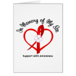 AIDS In Memory of My Son Card