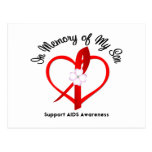 AIDS In Memory of My Son Postcard
