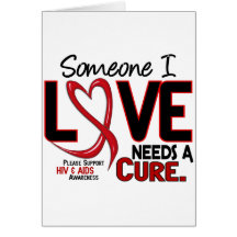 AIDS NEEDS A CURE 2 CARDS