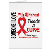 AIDS Needs A Cure 3 Card
