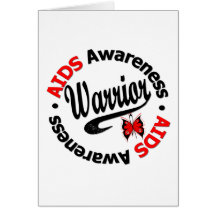 AIDS Warrior Butterfly Greeting Card