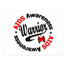 AIDS Warrior Butterfly Post Card