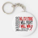 AIDS Warrior Keychain