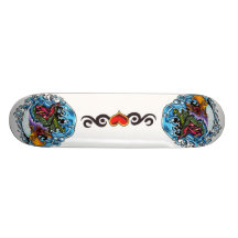 aigle contre le serpent, aigle contre le serpent,  skateboard customisable