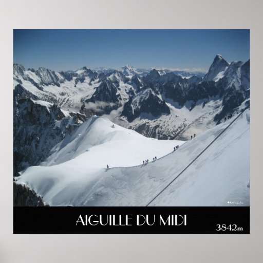 AIGUILLE DU MIDI, 3842m Print
