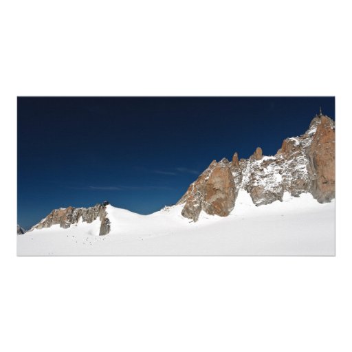 Aiguille du Midi - Mont Blanc p card Custom Photo Card