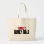 Aikido Black Belt Tote Bags